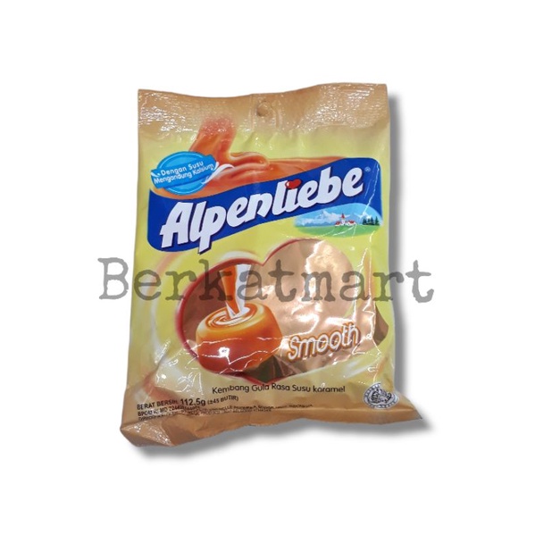 Alpenliebe Caramel Smooth Pack 112.5g - Permen Rasa Karamel Susu 1pcs