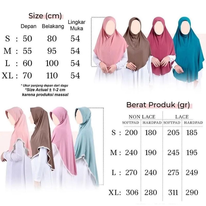 Daily Khimar (DK) Hardpad (HP) Atelier Angelina