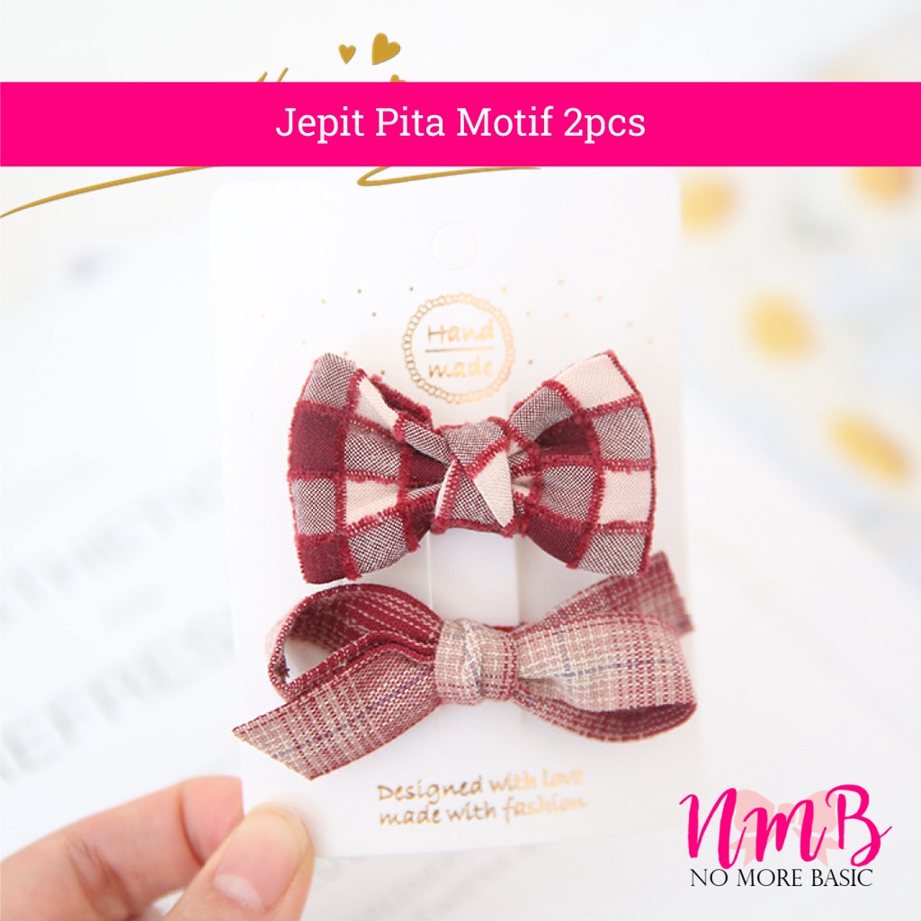 Jepit Pita Motif 2pcs Jepitan Rambut Anak Perempuan