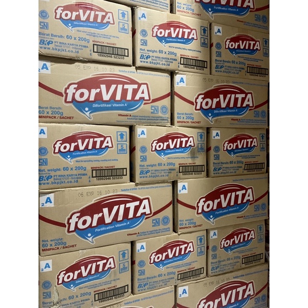 Forvita Margarine 200gr (isi 60) DUS