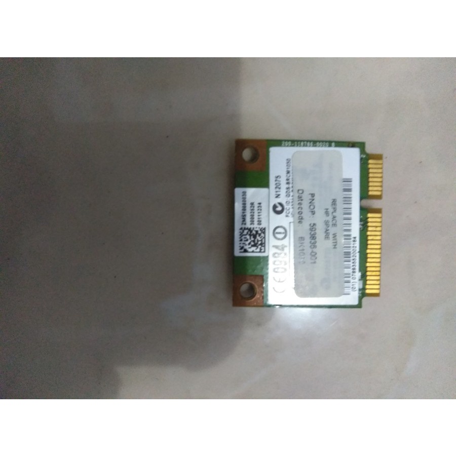 Wifi Card Wireles Netbook HP Mini 110 DPC Koneksi Internet