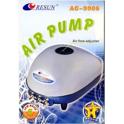 Pompa Udara Aerator 6 lubang RESUN AC-9906 Air Pump Aquarium AC9906