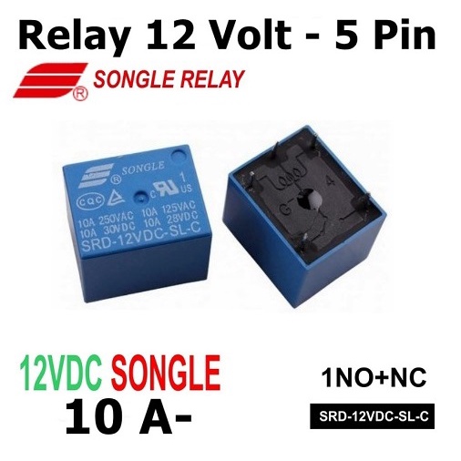 Jual Relay Dc Volt Kaki Relay Modul V Pin P V Shopee Indonesia