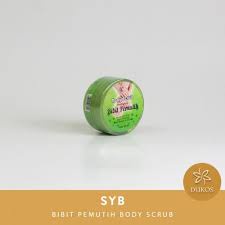 [ORI] SYB Body Scrub Bibit Lulur Pemutih Badan Paling Ampuh Merontokan Daki dilengkapi dengan Moisturizer Plus High Emollient 100ml BPOM