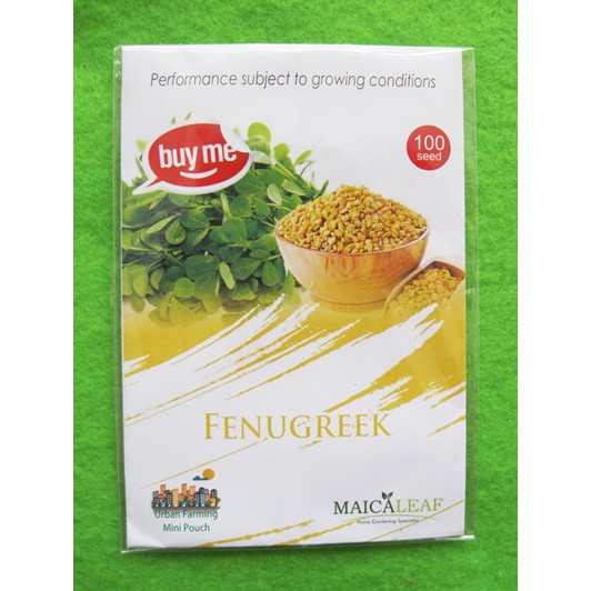Benih Biji FENUGREEK Klabet Pack - Maica Leaf