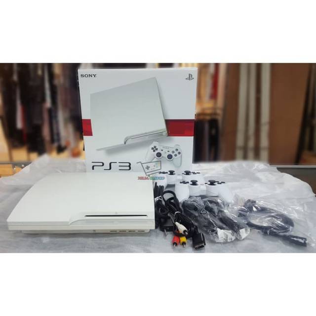 Ps3 Slim 250gb Fullset Putih Hitam Anti Ylod Main 24 Jam Software Game Terbaru Shopee Indonesia