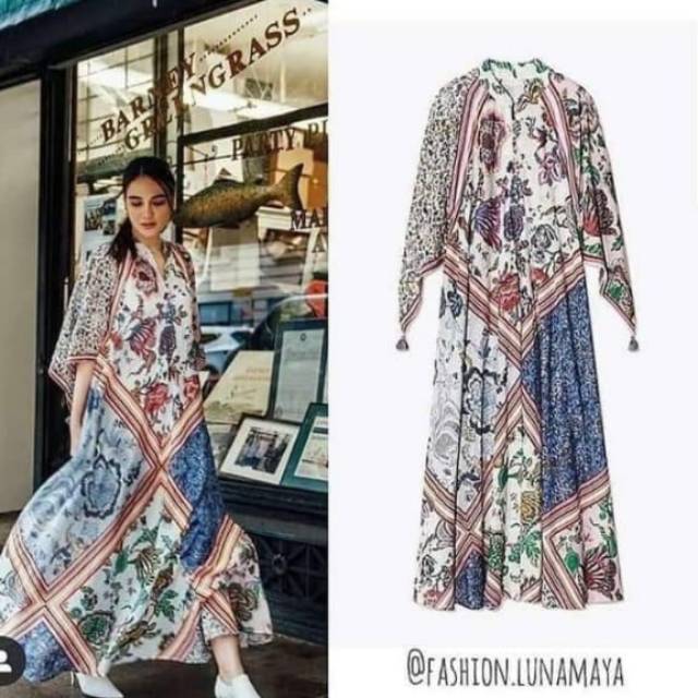 TERBARUDress Luna Maya || Gamis Impor Bangkok || Baju Wanita Terlaris