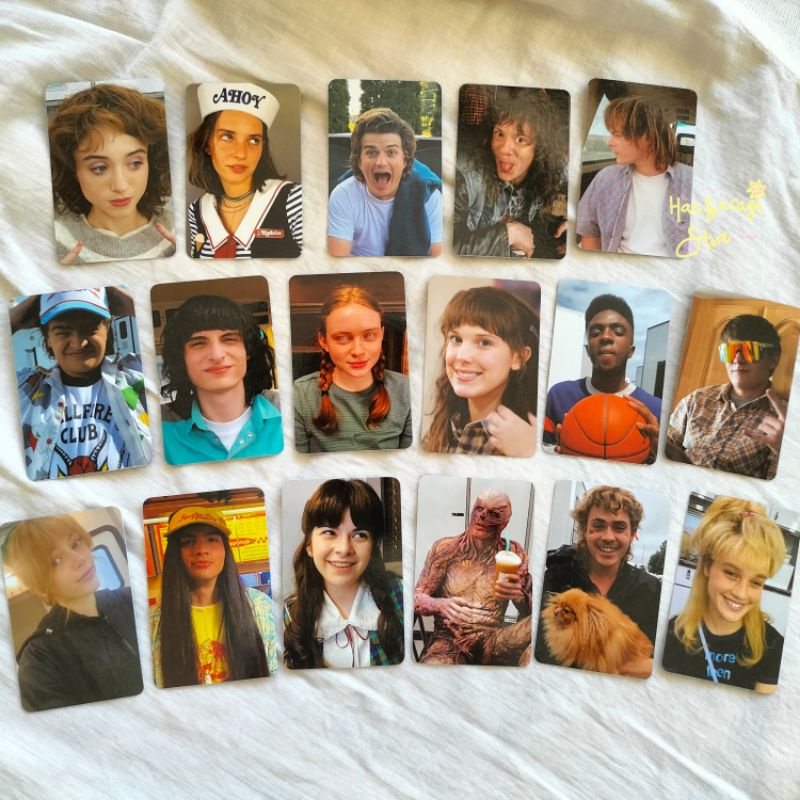 Stranger Things Casts Photocard PC Unofficial