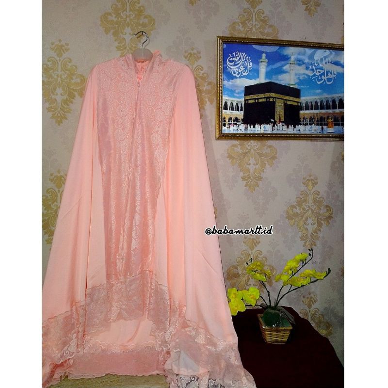 MUKENA ZARA SILK PREMIUM RENDA MUKENA SUTRA SILK MUKENA HANTARAN MEWAH