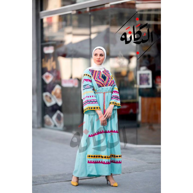 JALABIYA KATUN BORDIR IMPORT ORIGINAL MESIR 25