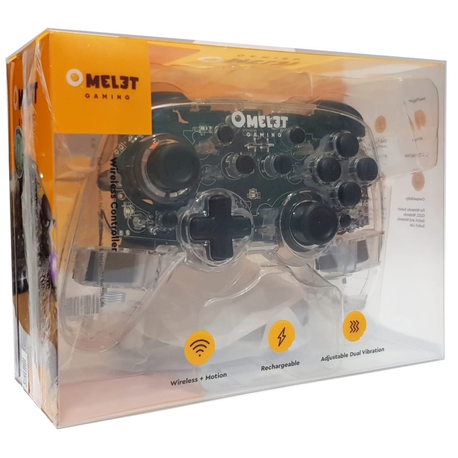 Switch V2 OLED  PC Android Pro Controller CLEAR Transparent