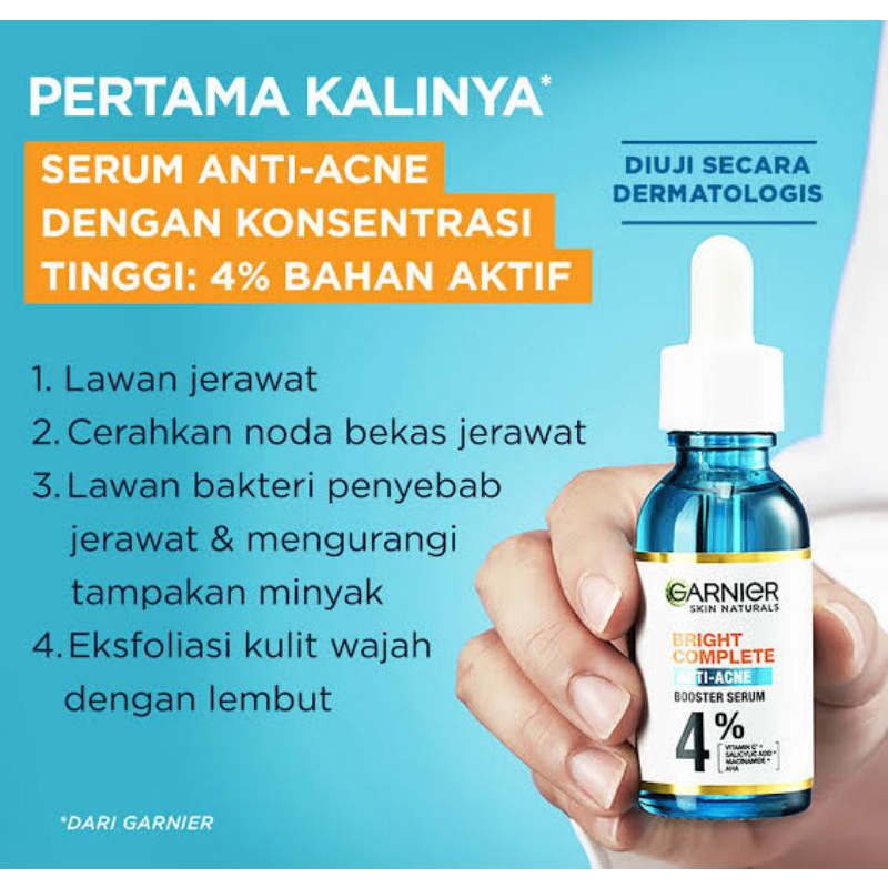 Garnier Bright Anti Acne Booster Serum 30ml