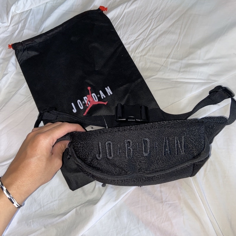 waist bag Jordan burst Crack Black With Dustbag
