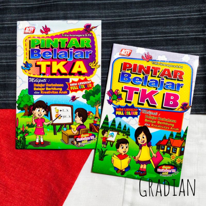 PAKET 2 BUKU PINTAR BELAJAR TK A DAN TK B UNTUK SEMESTER 1 DAN 2