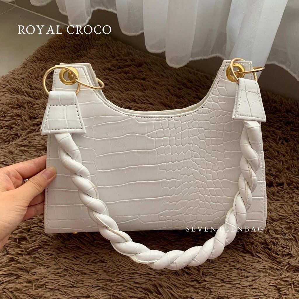 Sling bag / Shoulder bag Tali kepang RoyaL Croco FB99