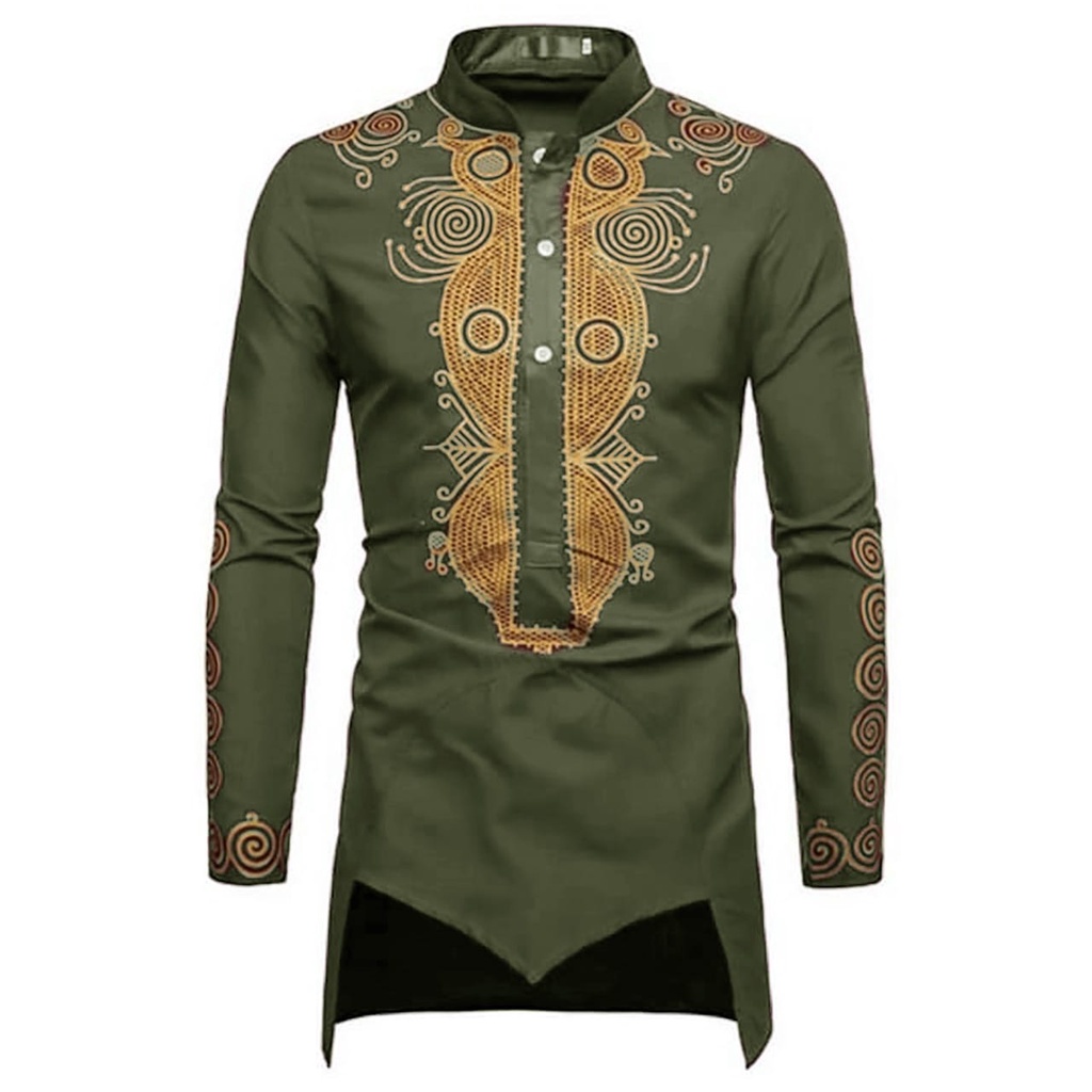 KIYOWO-Baju Muslim Pria Koko Irfan Lengan Panjang