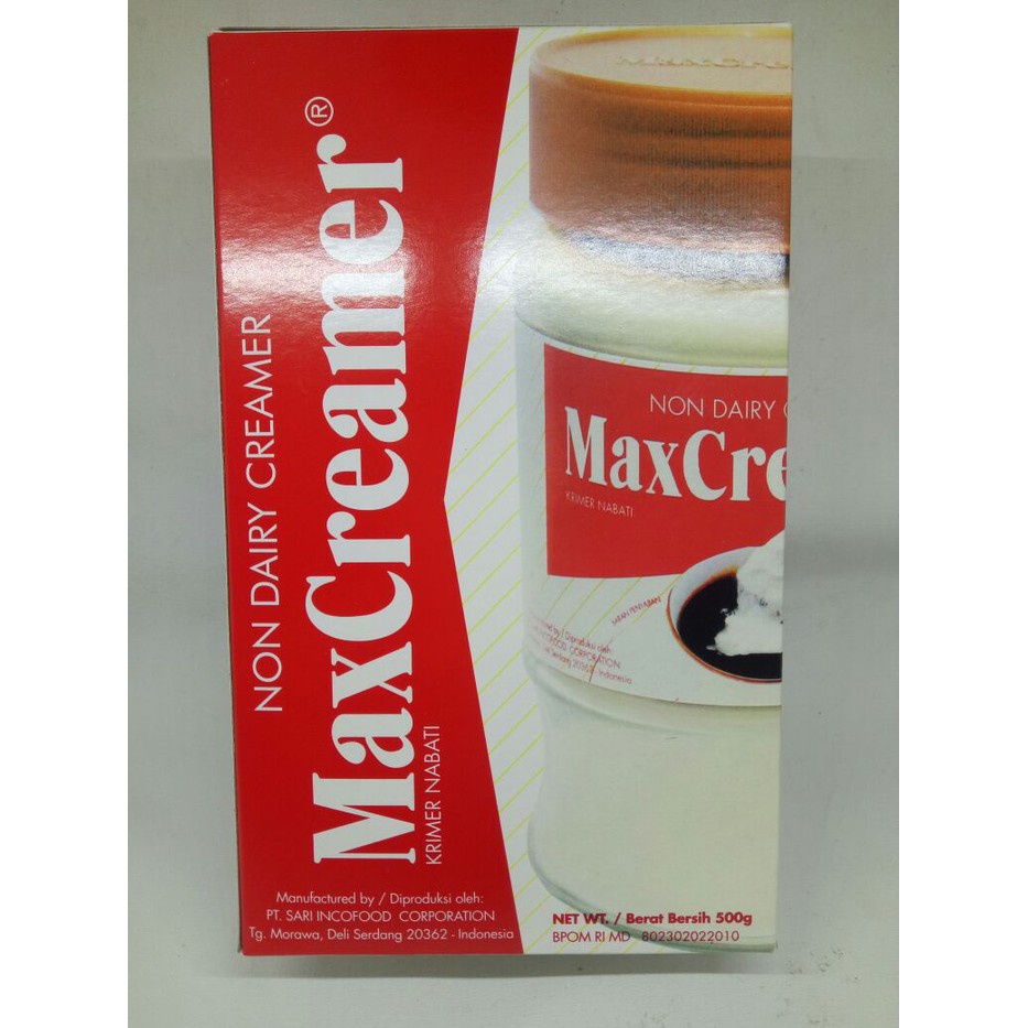 

MAX CREAM KRIMER NABATI NON DAIRY CREAMER 500G