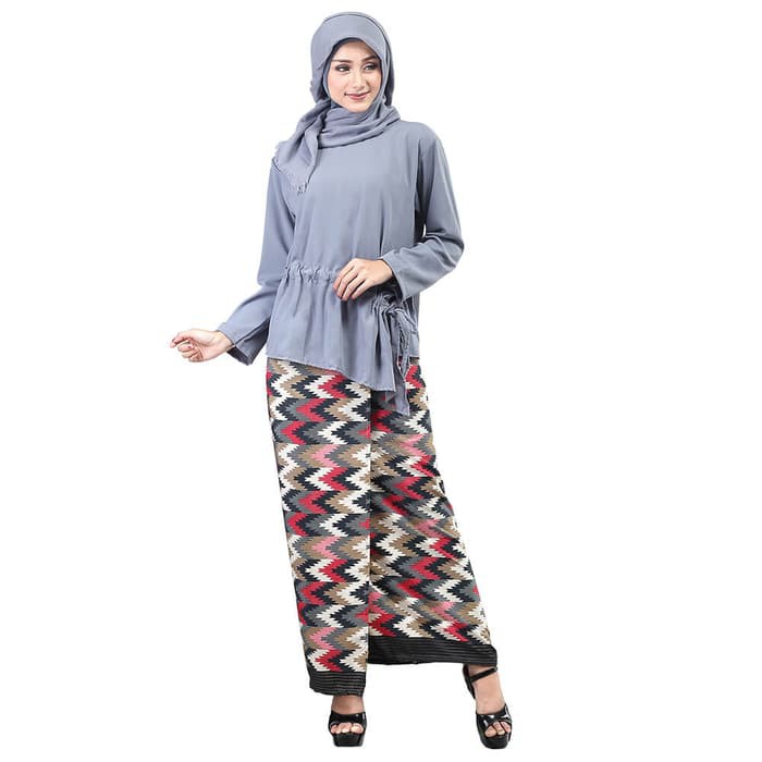 Busana Muslim Batik Wanita - Baju Batik Wanita - Busana Batik Muslim