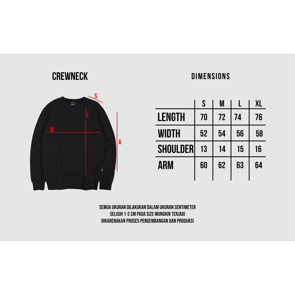 Crewneck Dobujack Sweater Evacuation Black Premium Sweater