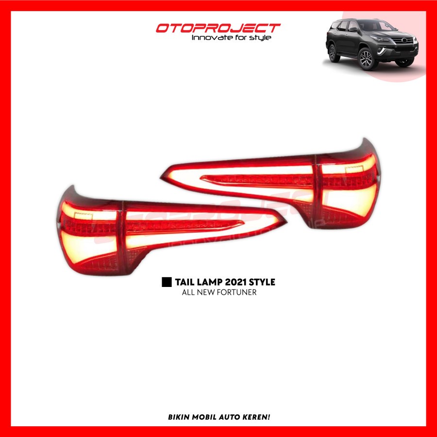 Tail Lamp Lampu Stop Belakang All New Fortuner 2016 Model 2021