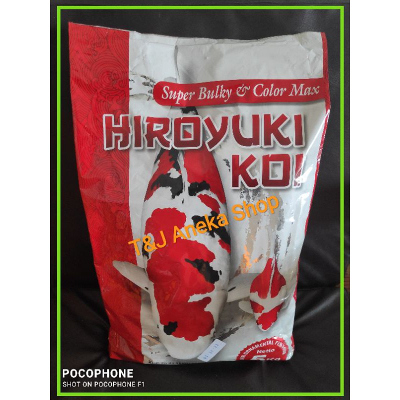 Hiroyuki Koi - Pakan Ikan Hiroyuki Koi Super Bulky dan Color Max 5 kg
