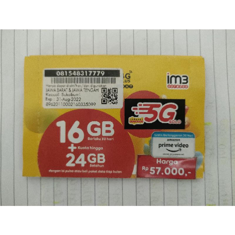 SP Indosat IM3 16Gb