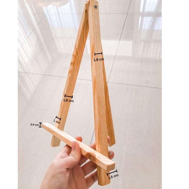 

[KODE PRODUK 6WTP09783] Wooden Easel | Bypainters | 30x22Cm High Quality Easel, Thick, & Durable | Easel Kayu | Stand Lukis