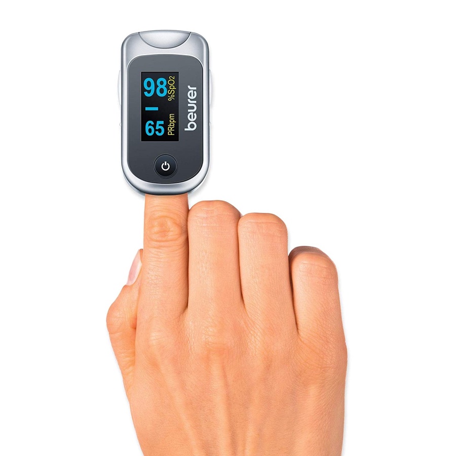 BEURER PO40 PO-40 FINGER PULSE WITH PI OXIMETER SATURASI OKSIGEN MEDICALONLINE MEDICAL ONLINE