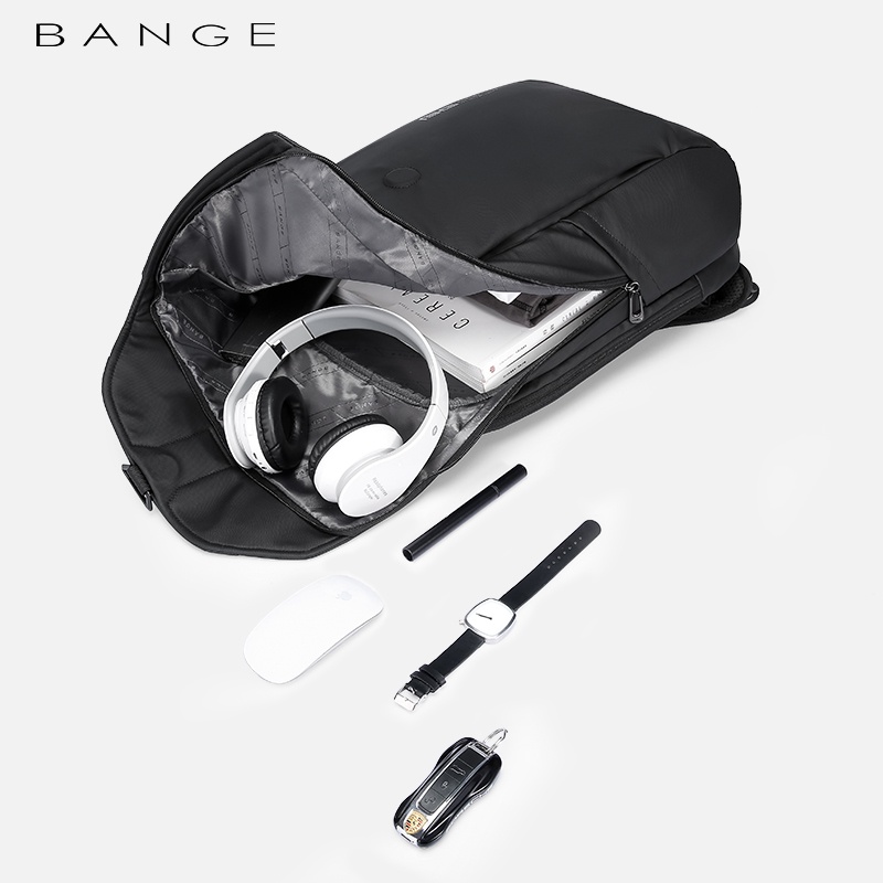 Bange Tas Ransel pria Laptop Kerja Backpack USB 15.6 Inch BG2575