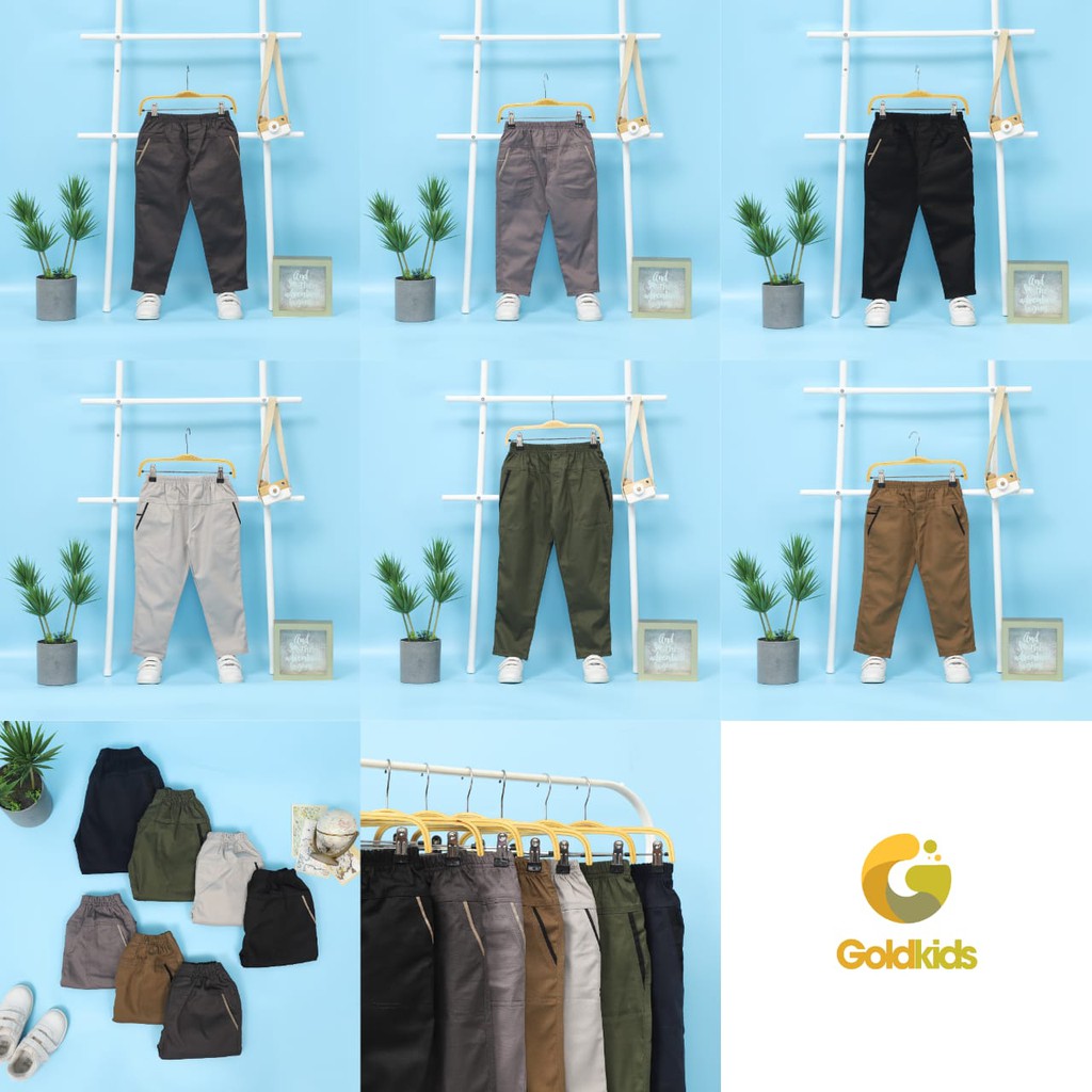 Celana Chinos Anak Goldkids / Celana Panjang Anak Laki-laki 1-12 tahun