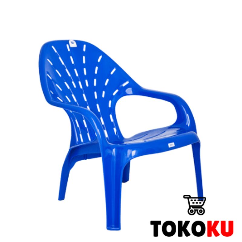 KURSI SANTAI SENDER PLASTIK SWISS CHAIR 1175 GREEN LEAF/BANGKU SENDER