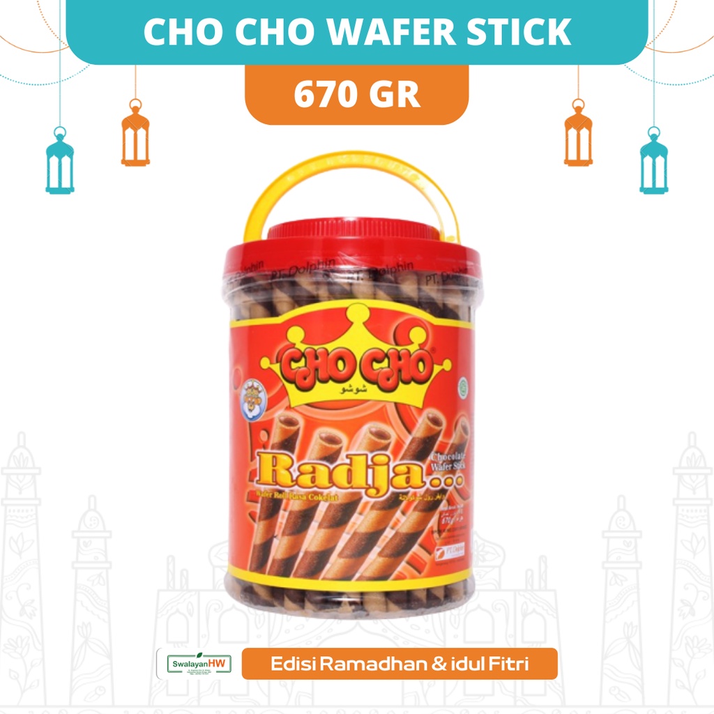 

CHO CHO RADJA WAFER STICK CHOCOLATE 670GR I ED 08 01 2026 I WAFER ROLL