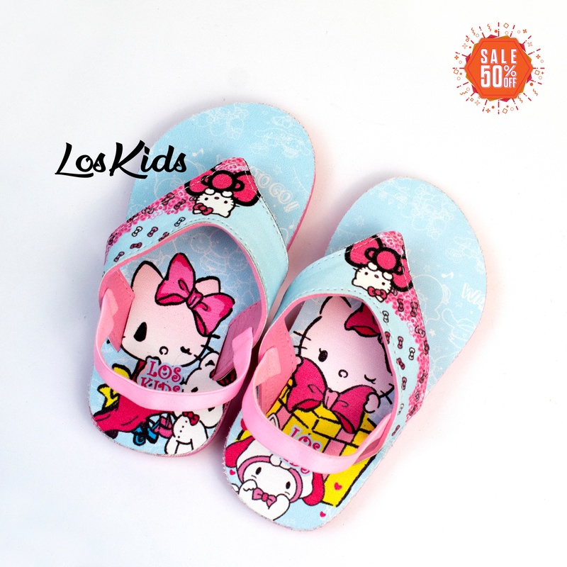 Sepatu Sandal Anak Motif Hello Kitty [ LosKids ]