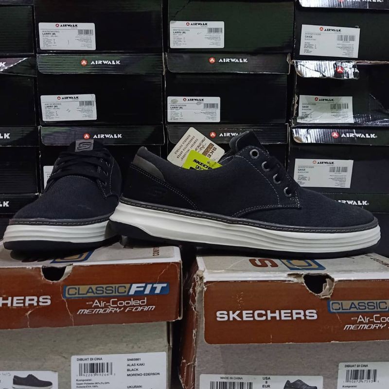 SEPATU SKECHERS DISKON 70% FORMAL ORIGINAL TERMURAH BNIB