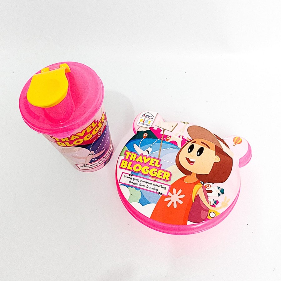 Kotak Bekal Makan Anak Set Tumblr Catania - Kotak Makan Karakter Lucu