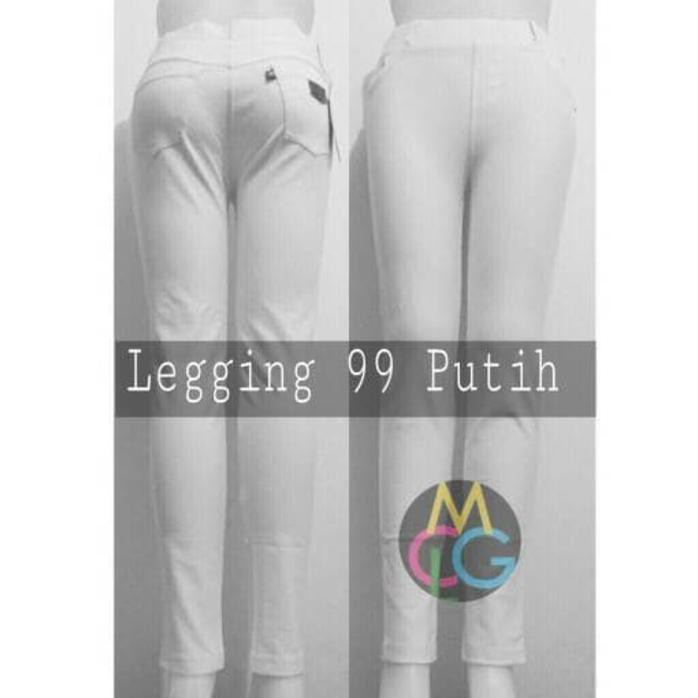 Legging 99 Bahan Jeans Denim Size M-Xl Best Quality