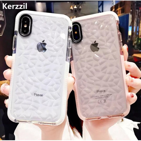Softcase Premium Diamond Pattern Silicone Case Iphone 6 7 8 X Plus