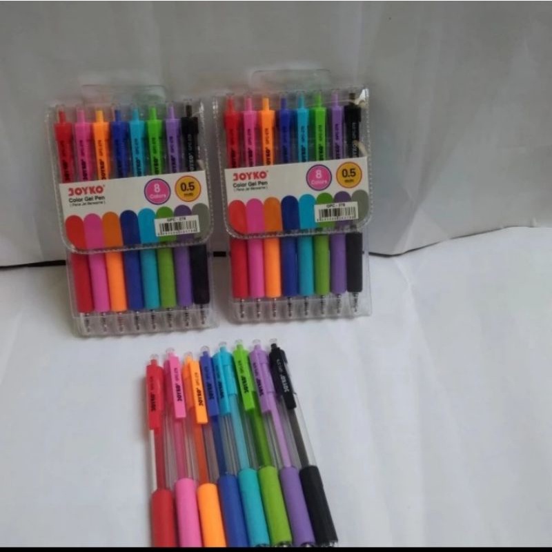 

Ballpoint 8 Colour Joyko Gel GPC-278