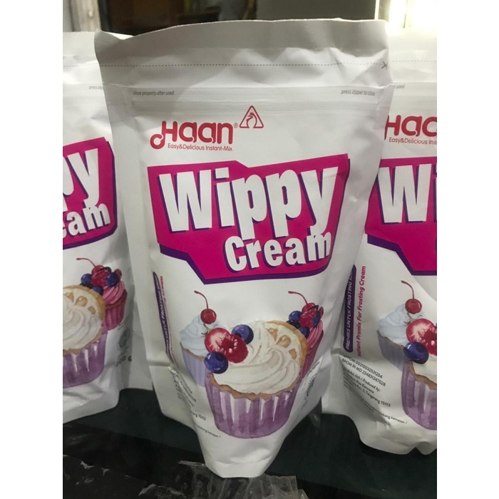 

Krim- Haan Wippy Cream Pouch 200Gr Wipy Whip Whipped -Krim.