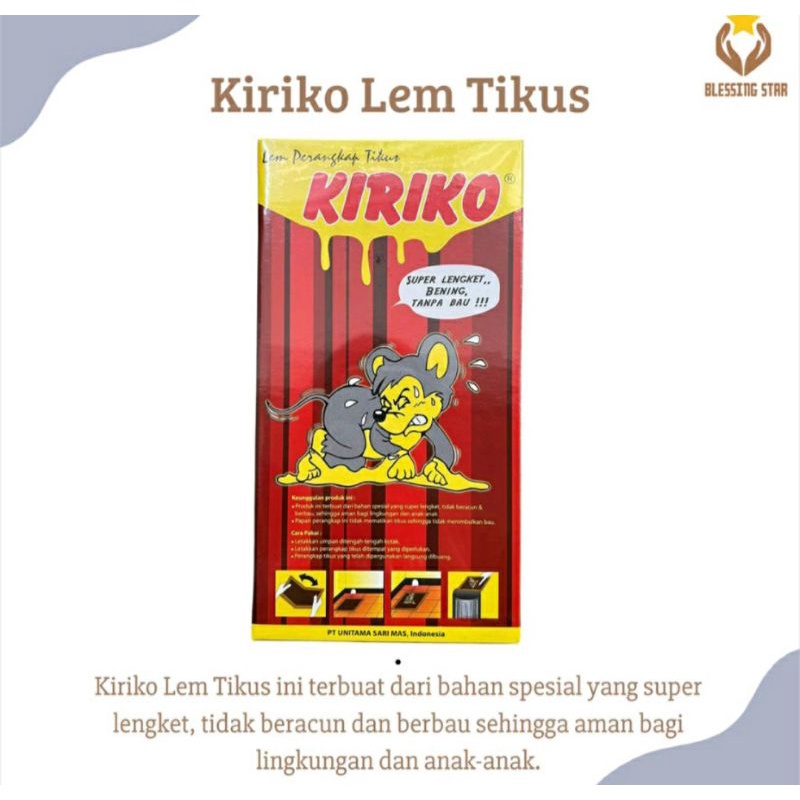 lem tikus papan cap gajah dan kiriko