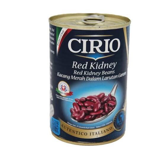 

CIRIO Kacang Merah Dalam Larutan Garam 400 gr Red Kidney Beans Enak Sehat 400gr