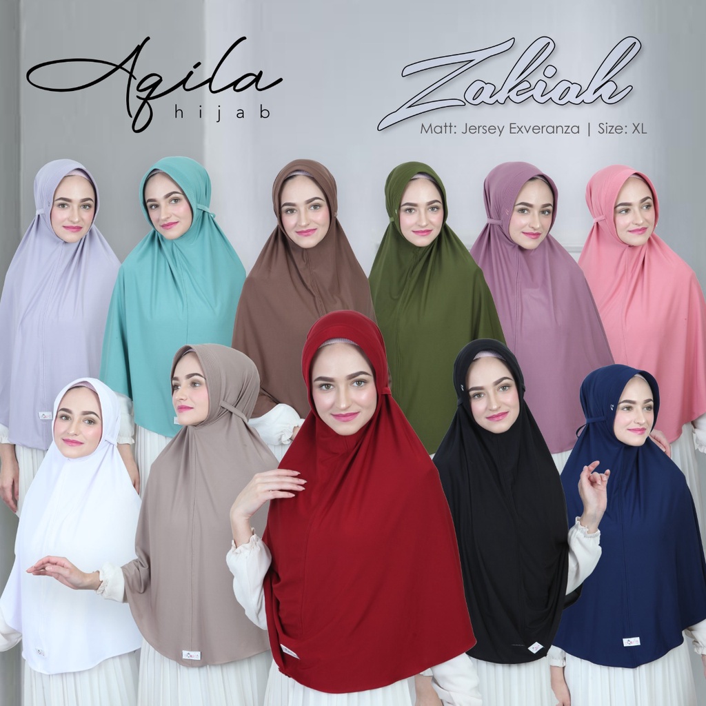 AQILA HIJAB - ZAKIAH - HIJAB INSTAN JERSEY
