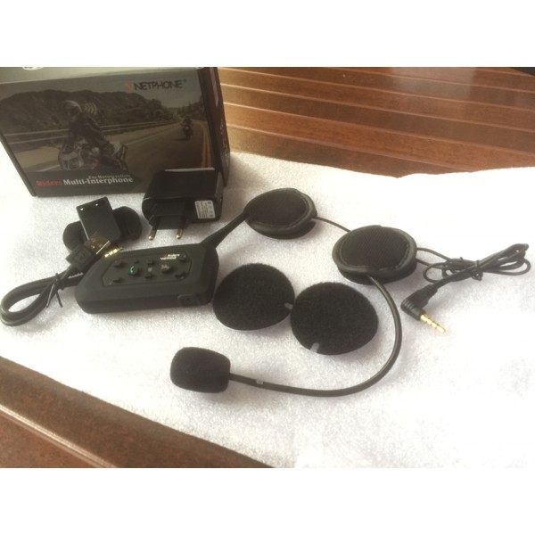 INTERCOM BLUETOOTH HELM V6 + INTERCOM 6 RIDER
