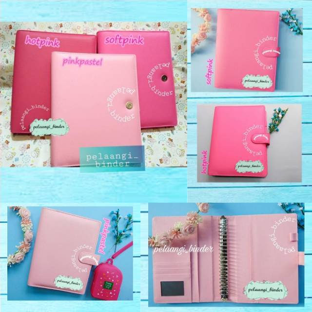 

Binder polos pink