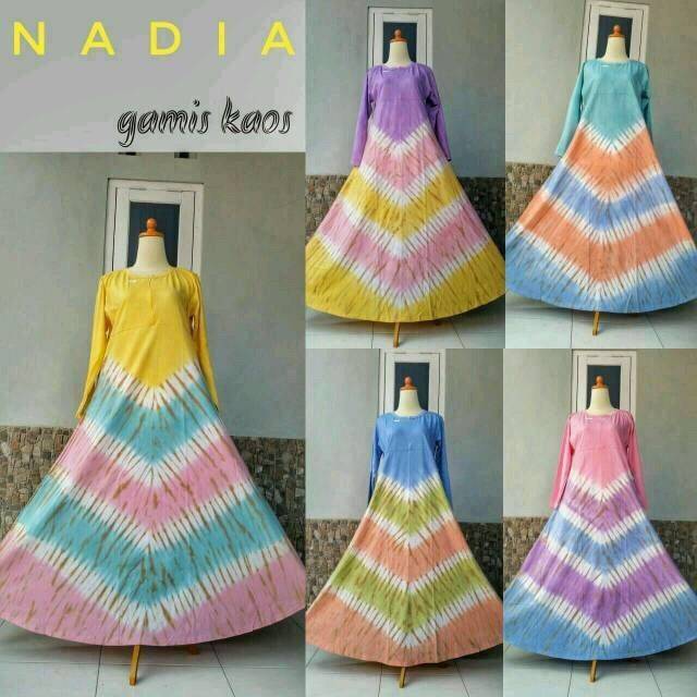  Gamis  Kaos  V Nadia Busui  QRBJY Shopee Indonesia