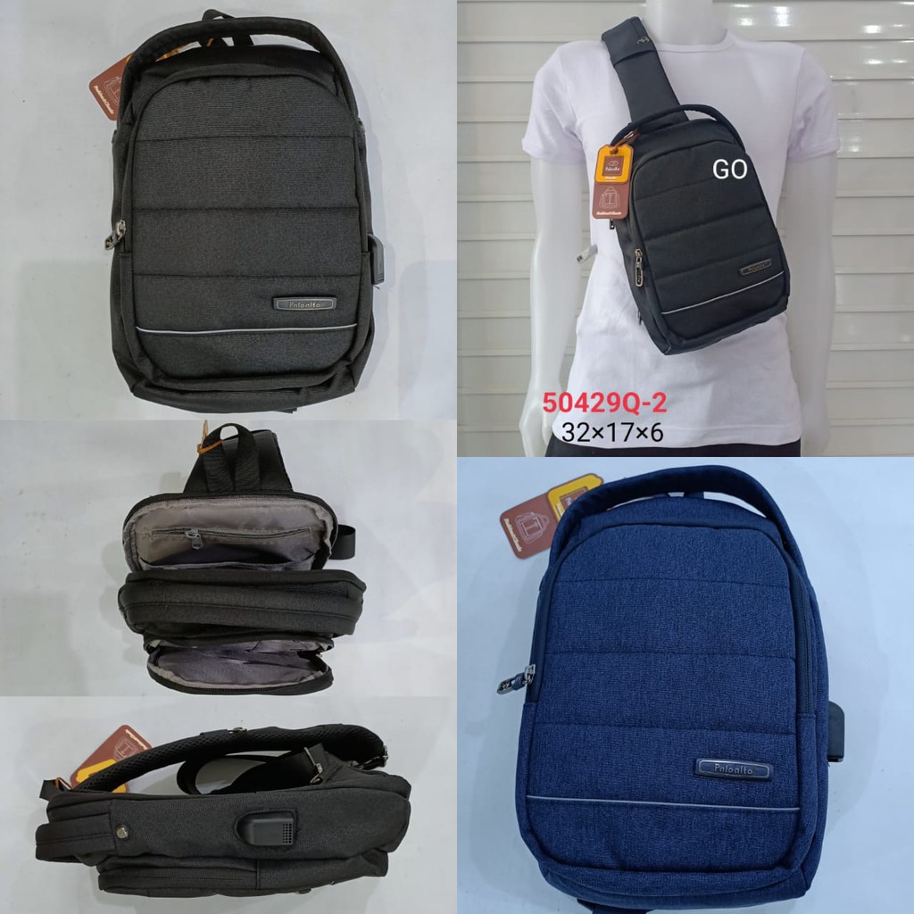 gof TAS DADA/WAISTBAG POLO ALTO Tas Selempang Tas Bahu Multifungsi Stylish Brand Kekinian