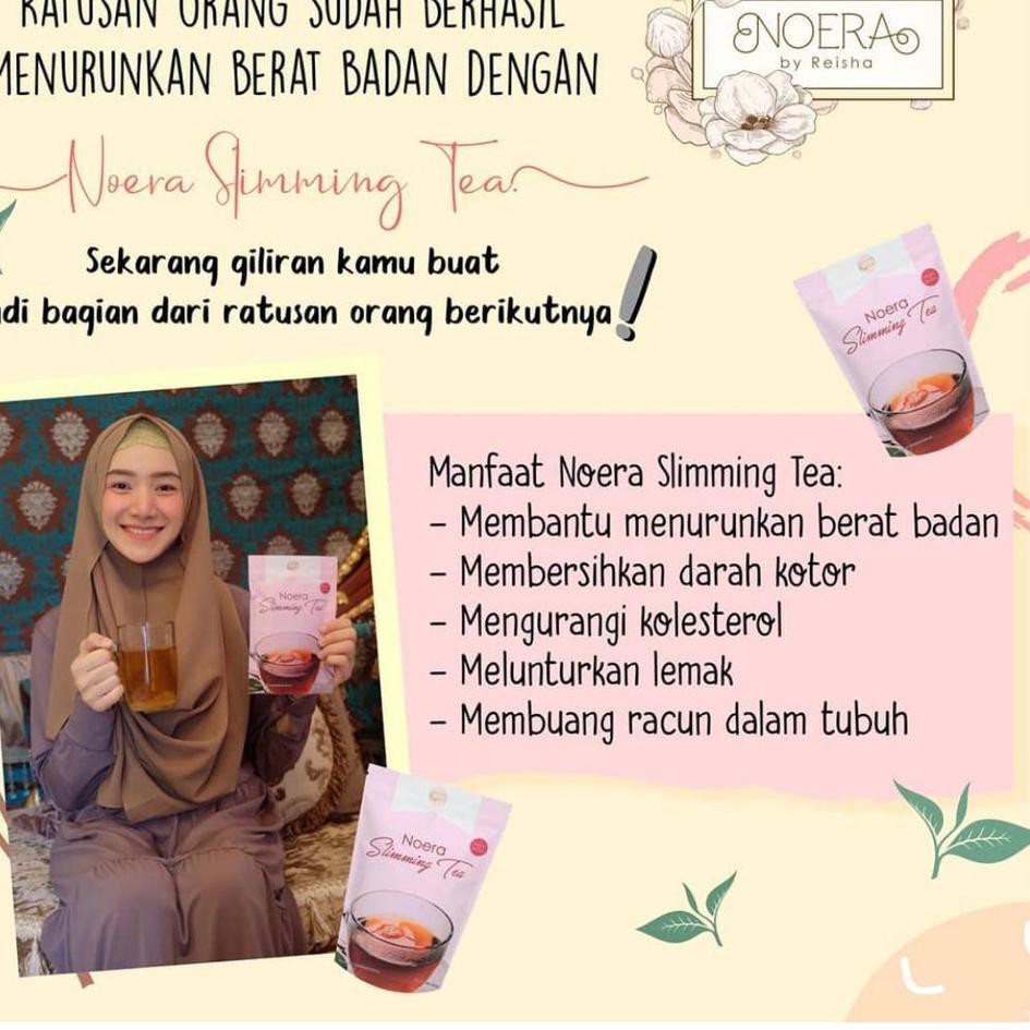 

☢ AGEN RESMI [FREE GIFT] READY Noera SLIMMING TEA - Teh Diet Noera Pelangsing Herbal Noera Slim Tea