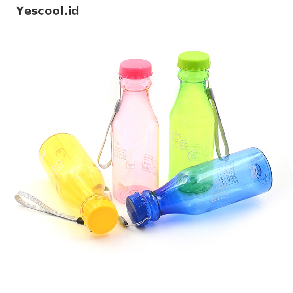 Botol Air Portabel Bahan Plastik Bebas bpa Anti Bocor Ukuran 500ml Untuk travel