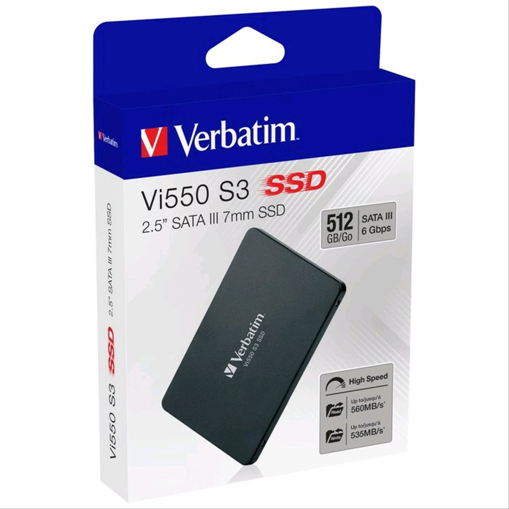 SSD VERBATIM 2.5  128GB 256GB DAN 512GB VI550 S3