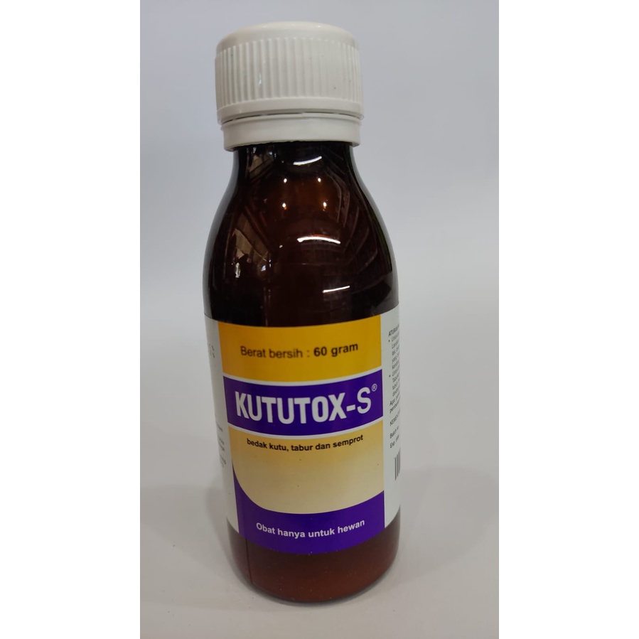 

KUTUTOX - S OBAT KUTU KUCING ANJING KANDANG HEWAN / MEDION